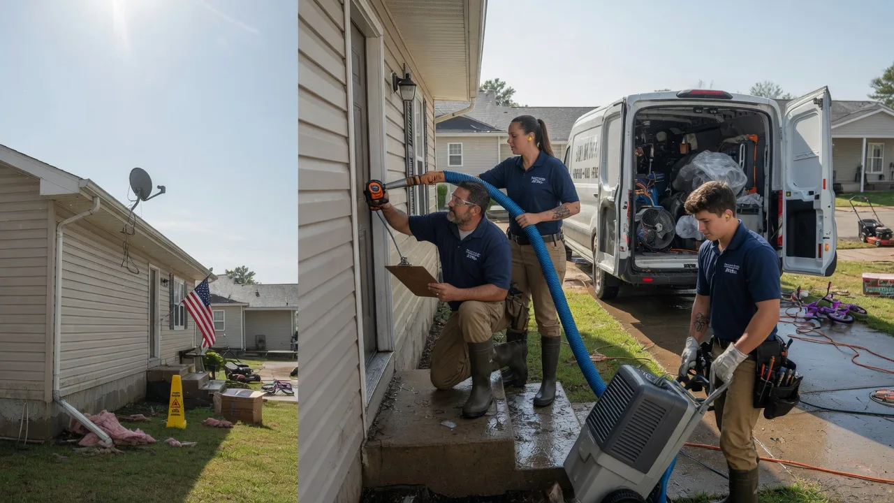 Ceiling Water Damage Restoration in Yadkinville, NC near me